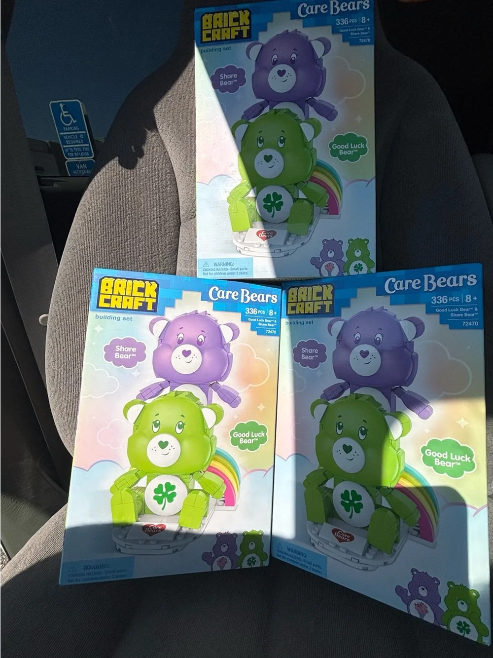 3 Sets: Care Bears Brick Craft Building Sets